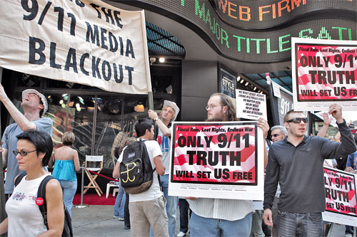 Mouvement pour la vérité à New York, Times Square