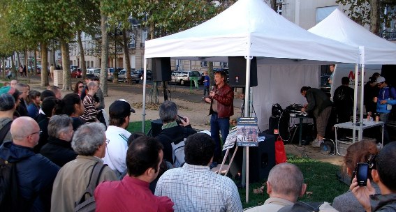 Jean-Claude Paye lors d'un événement organisé par ReOpen911 à Paris pour le 10ème anniversaire des attentats (2011)