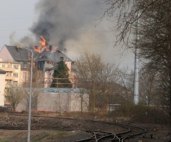 Contre-sommet de l'OTAN à Strasbourg, avril 2009 : l'hôtel Ibis en feu