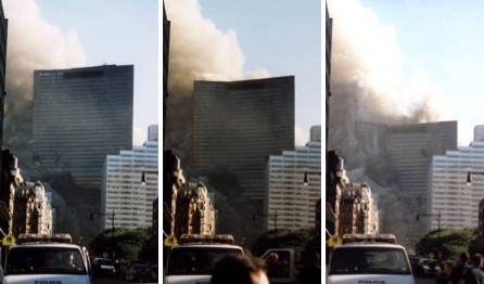 Effondrement de la tour 7 du World Trade Center, en 3 images