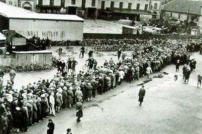 Chômeurs en Allemagne en 1932